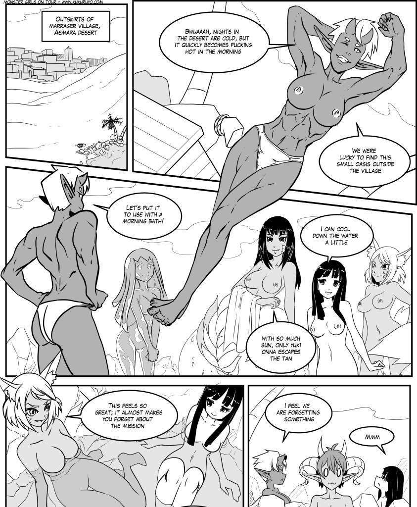 Monster girls on tour - Episode 149, Page 1: Page 149